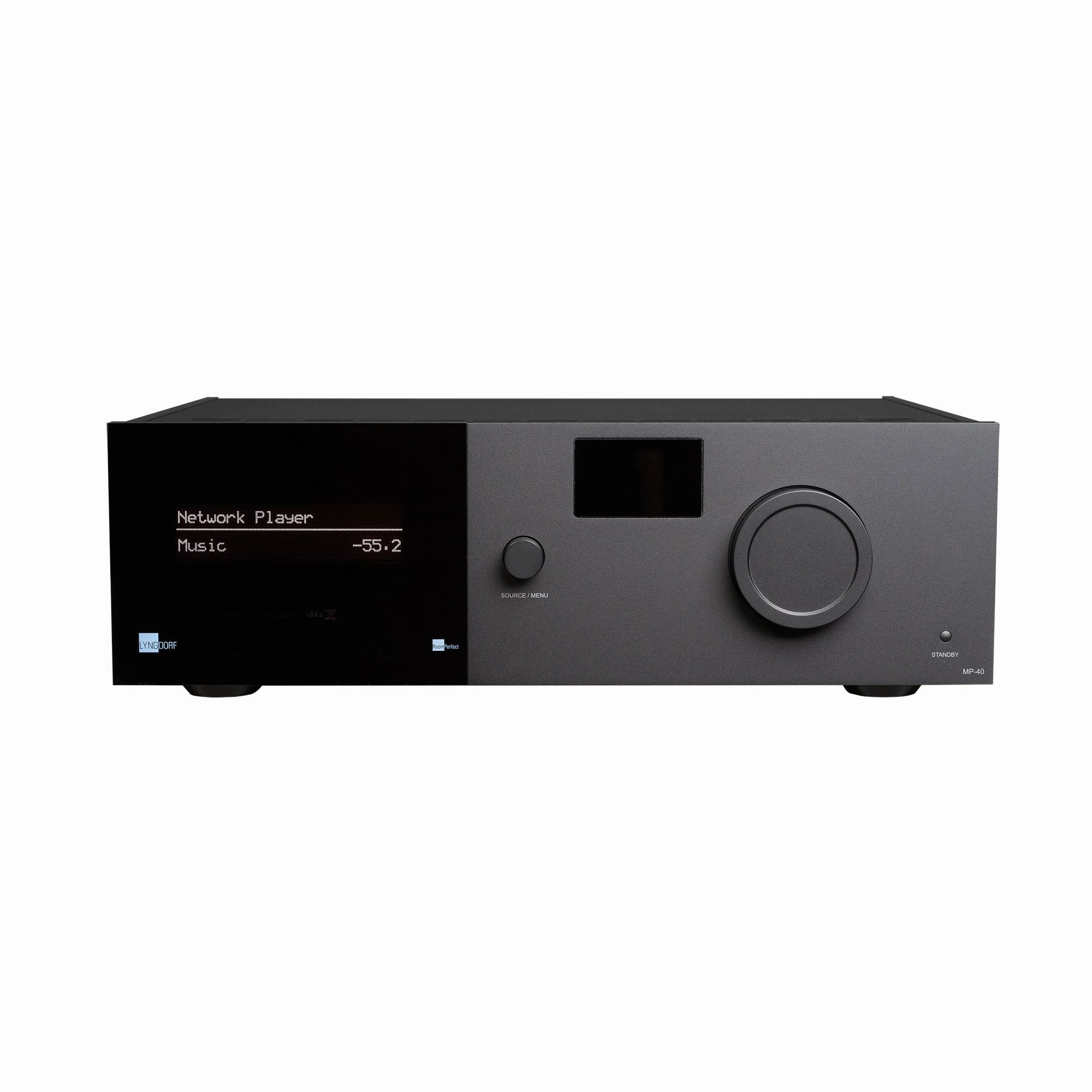 Lyngdorf MP-40 AV Processor with RoomPerfect home cinema projector,sonos surround sound