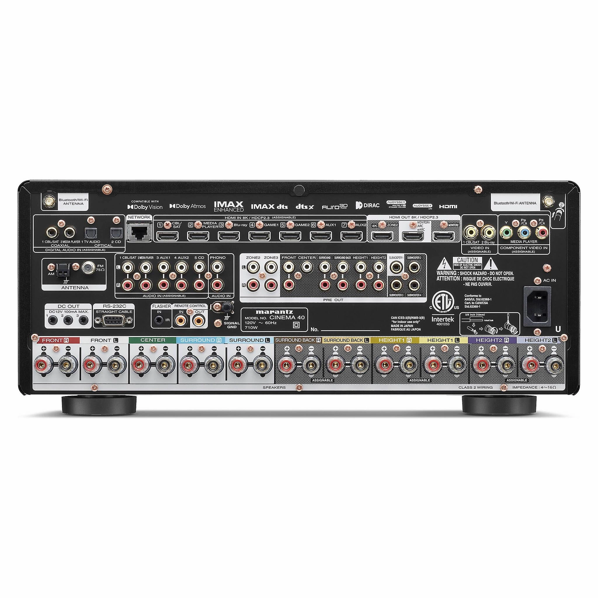 Marantz Cinema 40 9.4 Channel AV Receiver w/ Dolby Atmos & Built-in Streaming