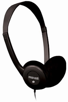 Maxell HP-100 Stereo Headphones for Education (Multi-Packs Available) noise cancelling headphones, bluetooth earbuds