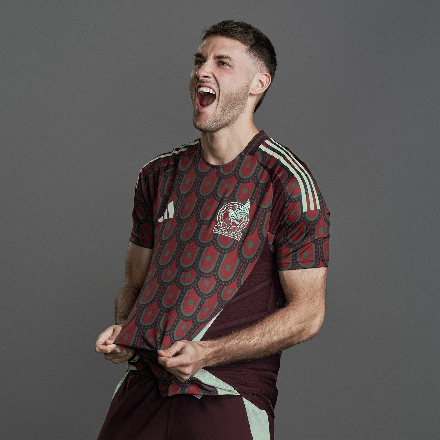 Mexico 24/25 Authentic Home Jersey - Mens Clothing_Adidas