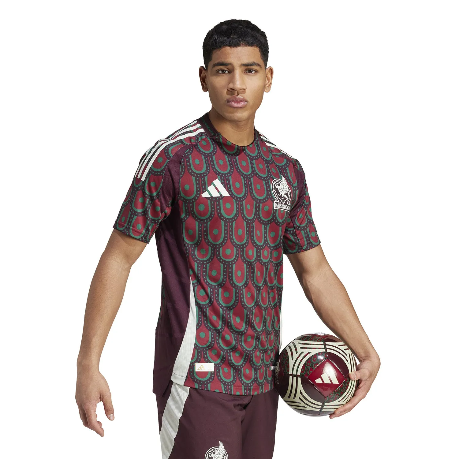 Mexico 24/25 Authentic Home Jersey - Mens Clothing_Adidas