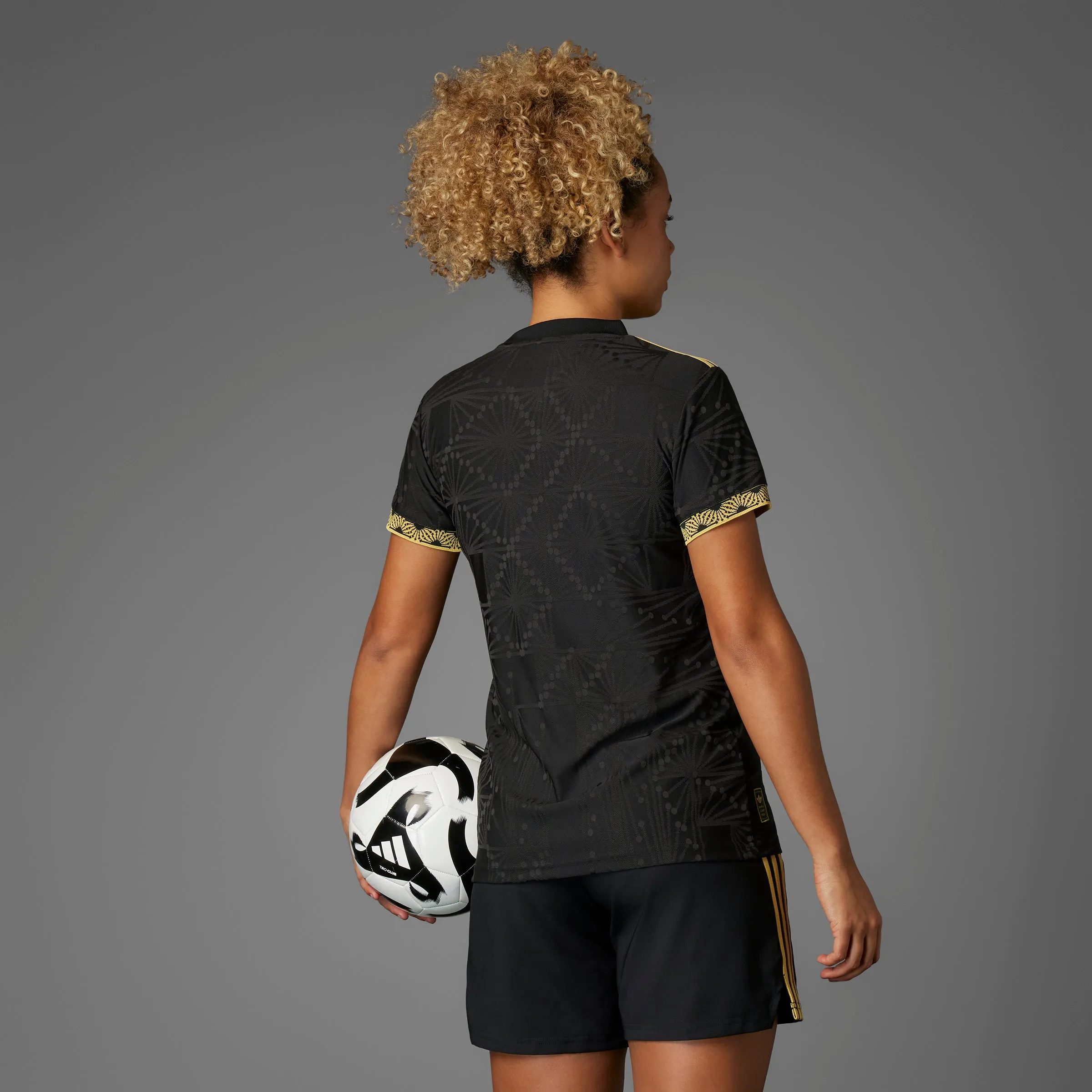 Mexico Black Gold Jersey - Womens Clothing_Adidas