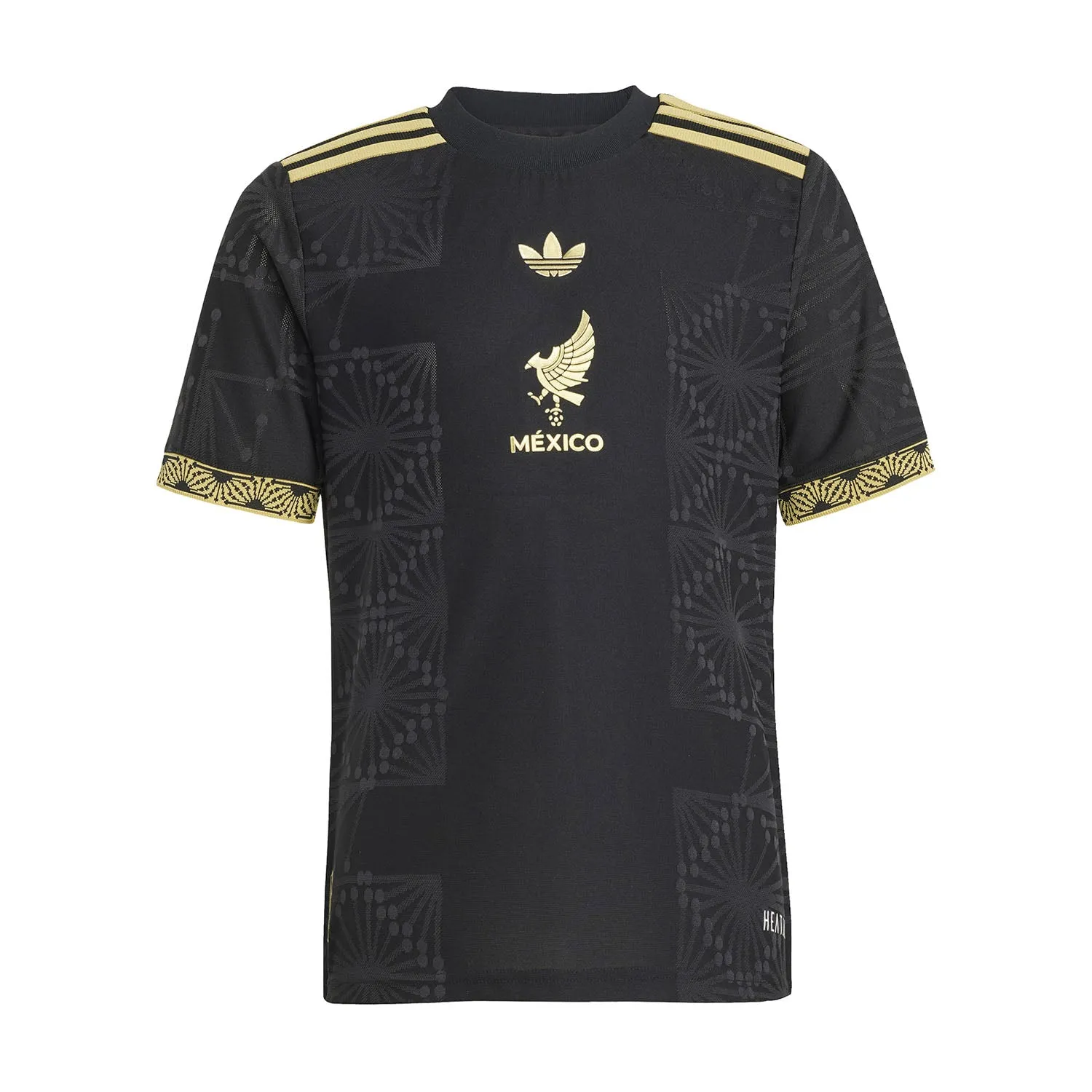 Mexico Black Gold Jersey - Youth Clothing_Adidas
