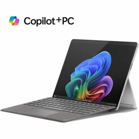 MICROSOFT 13" Surface Pro, Copilot  PC - Snapdragon X Plus, 256 GB SSD, Platinum | ZHX-00003 laptops for sale,monitor