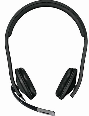 Microsoft LifeChat LX-6000 Headset noise cancelling headphones, bluetooth earbuds