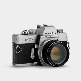 Minolta SRT 101 35mm SLR Film Camera canon