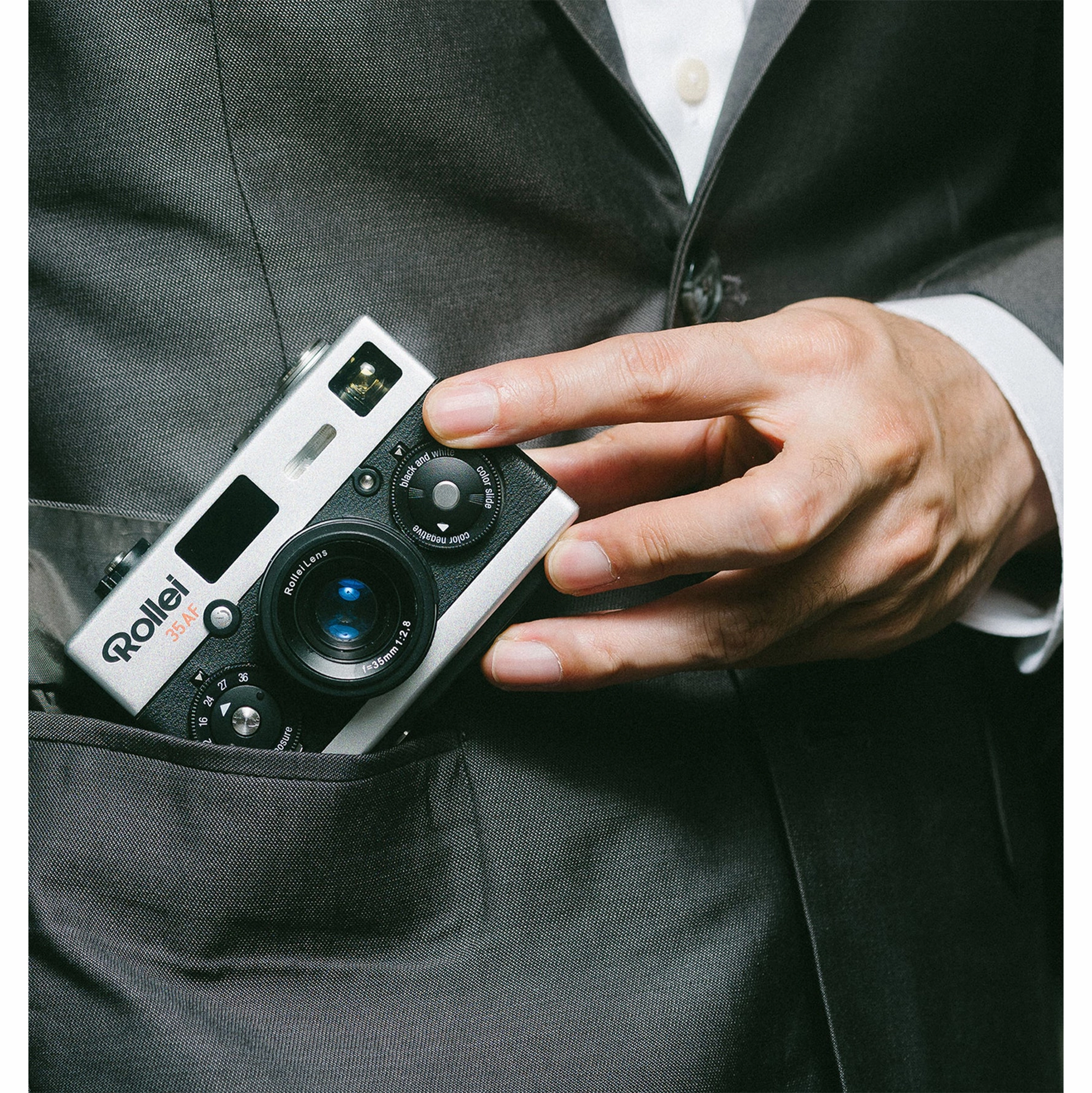 Mint Camera Rollei 35AF Film Camera - Chrome