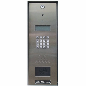 Mircom TX3-200-4U-C Slim Line Telephone Access System, Universal Enclosure, LCD Display