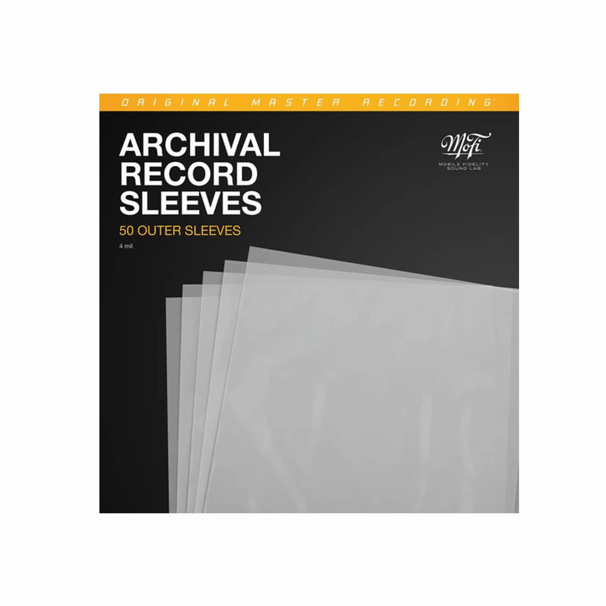 Mo-Fi - Archival Record Outer Sleeves (50pk) home theater,surround sound