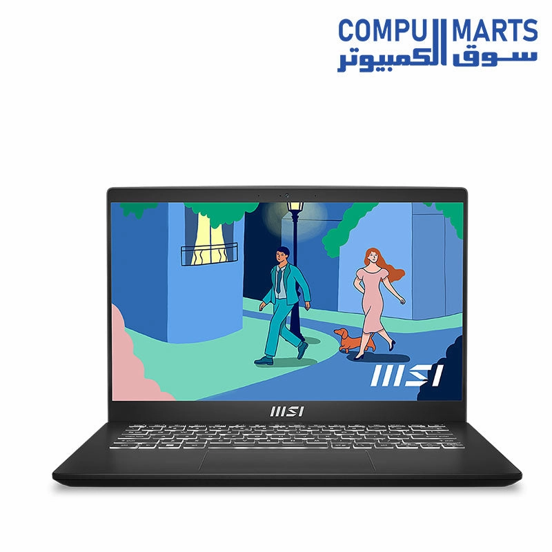 Modern 14 C12M-032 14" FHD Ultra Thin Intel Core i5-1235U-Intel Iris  Graphic-8GB DDR4 3200MHz -512GB SSD-14" FHD IPS 60Hz -WIN 11
