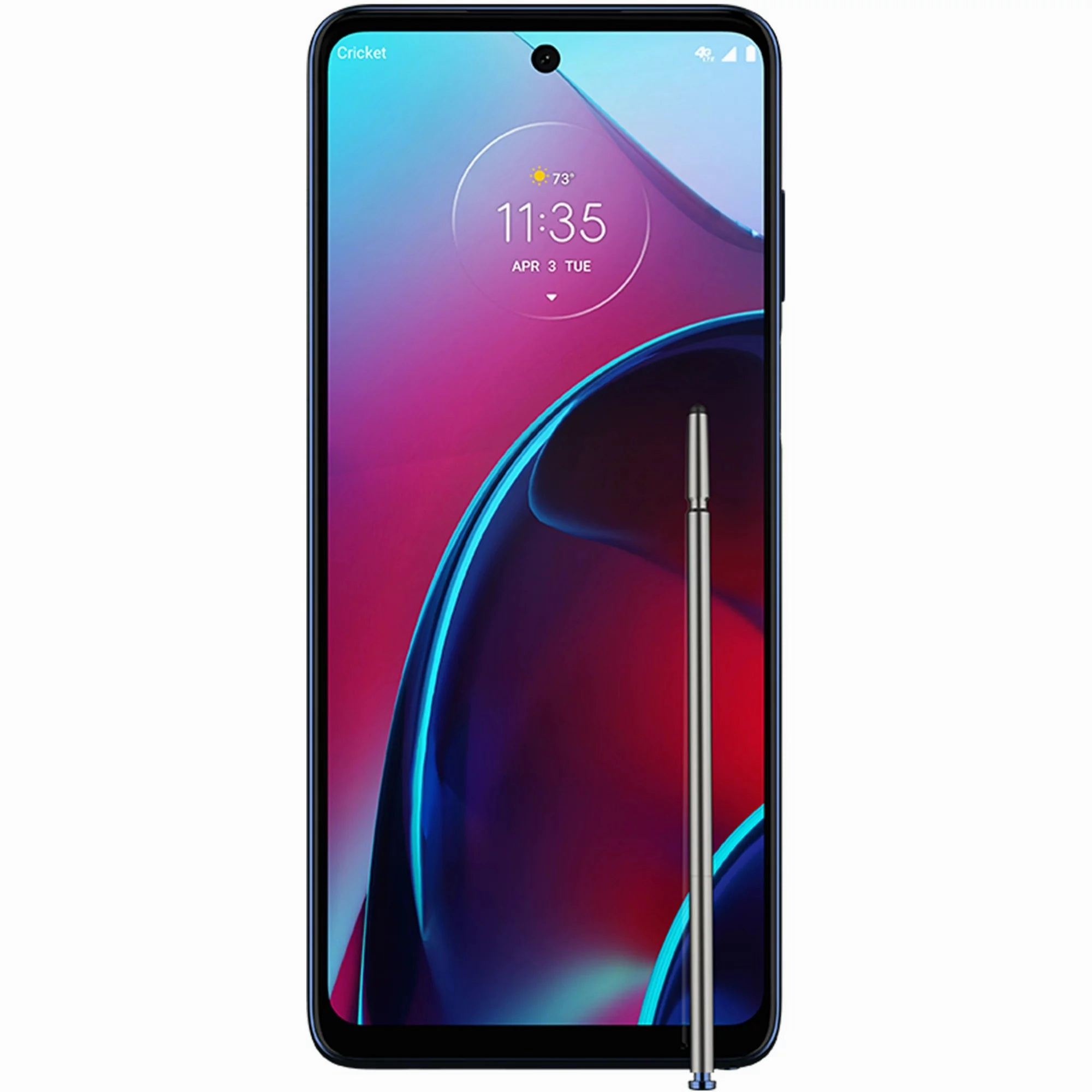 Motorola DMTN5020 Moto G Stylus 2023 6.5'' 128GB 4GB RAM 128GB Storage 4G LTE Cricket Wireless Prepaid Smartphone, Blue