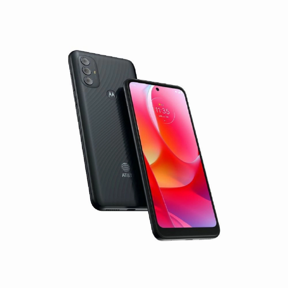 Motorola HDGWN62DE-05F 6.5" 2022 Moto G Power 4GB RAM 64GB Storage 2.3 GHz at&t Prepaid Android Smartphone, Dark Grove