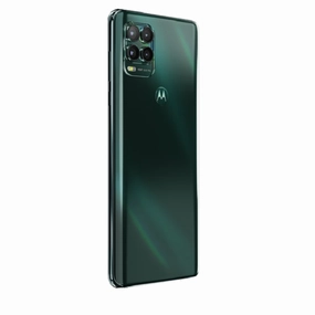 Motorola MOT2131SOAN1 6.8'' 5G Qualcomm Boost 6gGB RAM 128GB Storage Prepaid Smartphone, Cosmic Emerald Cell Phone