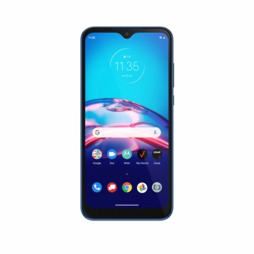 Motorola MOTXT20522PP Moto E 6.2" 32GB Storage 2GB RAM Android LTE Verizon Prepaid Cellphone - Midnight Blue