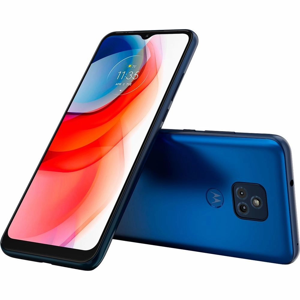 Motorola MOTXT20932PP Moto G Play (2021) 32GB Memory (VZW) Verizon Prepaid Misty Blue