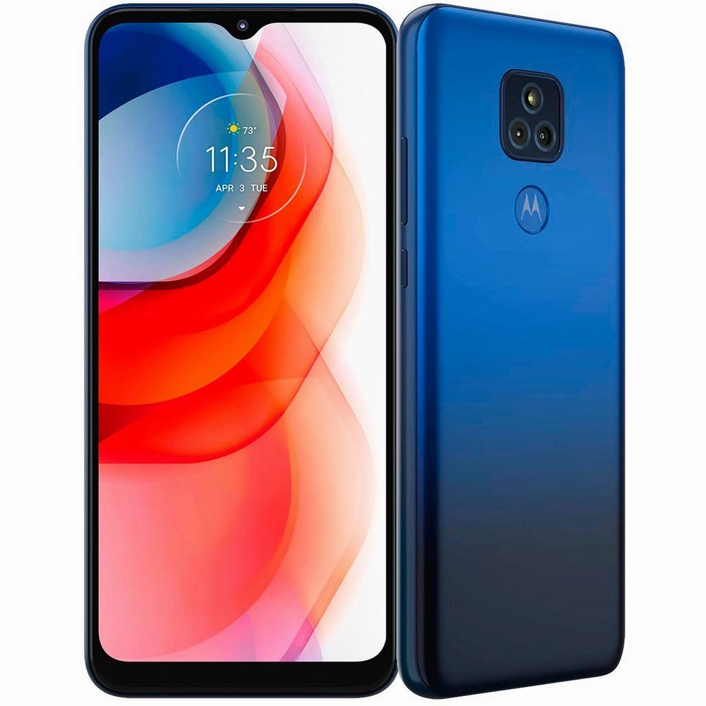 Motorola MOTXT20932PP Moto G Play (2021) 32GB Memory (VZW) Verizon Prepaid Misty Blue
