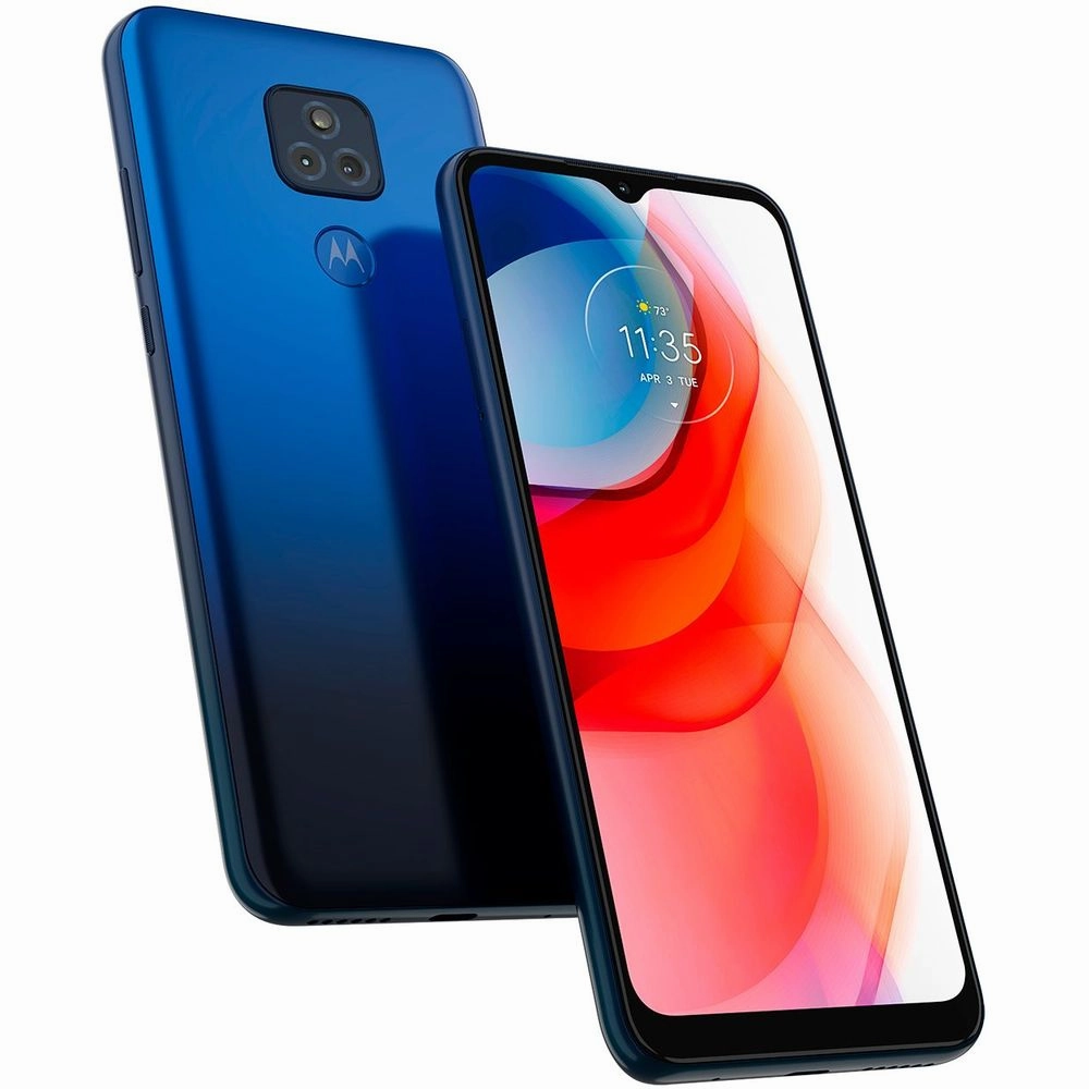 Motorola MOTXT20932PP Moto G Play (2021) 32GB Memory (VZW) Verizon Prepaid Misty Blue