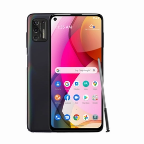 Motorola STMTXT2115DCPWP Moto G Stylus, 128GB, Gray - Prepaid Smartphone Straight Talk Cell Phone
