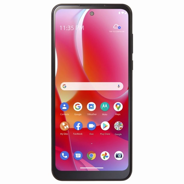 Motorola STMTXT2165DCPWP Moto G 50MP 4G Power 64GB 6.5'' HD Straight Talk Black Android 11 Prepaid Smartphone