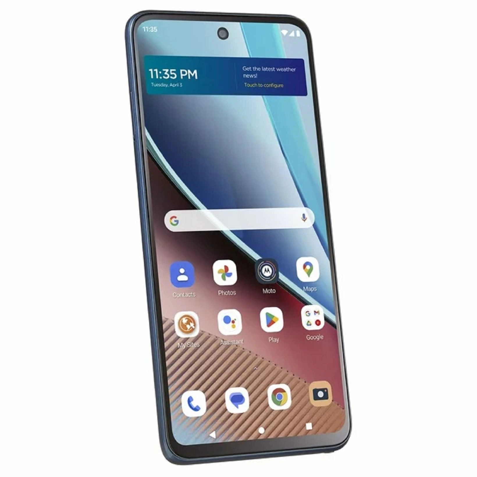 Motorola TFMTXT2317DCP Moto G Stylus 6.5'' 4G LTE 4GB RAM 64GB Storage 2.6 GHz Processor Speed Tracfone Prepaid Smartphone, Blue