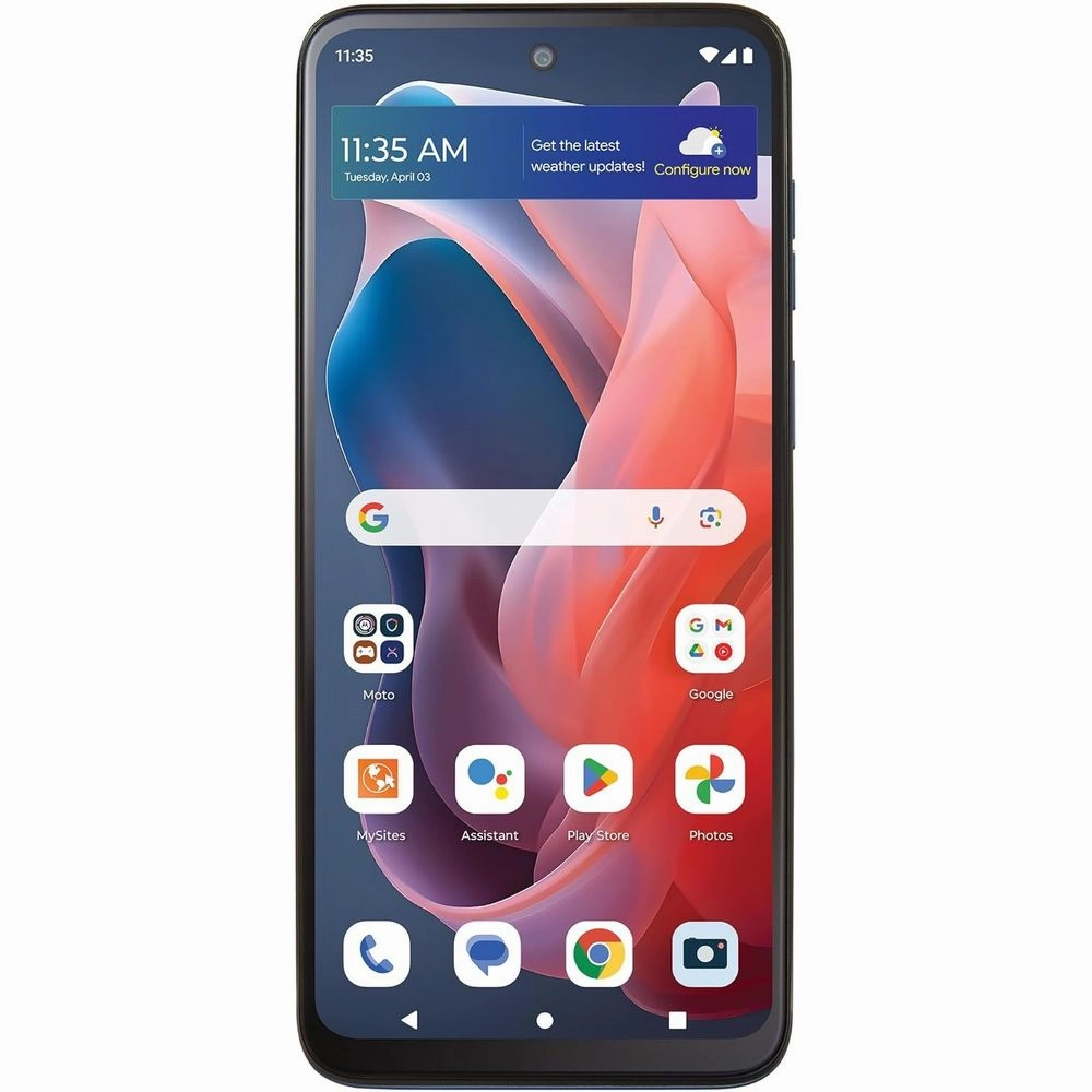 Motorola Tfmtxt2413vcpwp Moto G 64GB Sapphire Blue LTE Tracfone Locked Prepaid Smartphone Cell Phone