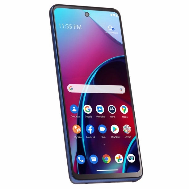 Motorola TVMTXT2211DCPWP Total by Verizon Moto G Stylus 6.8'' 4G LTE 4GB RAM 128GB Storage 2 GHz Prepaid Smartphone, Blue