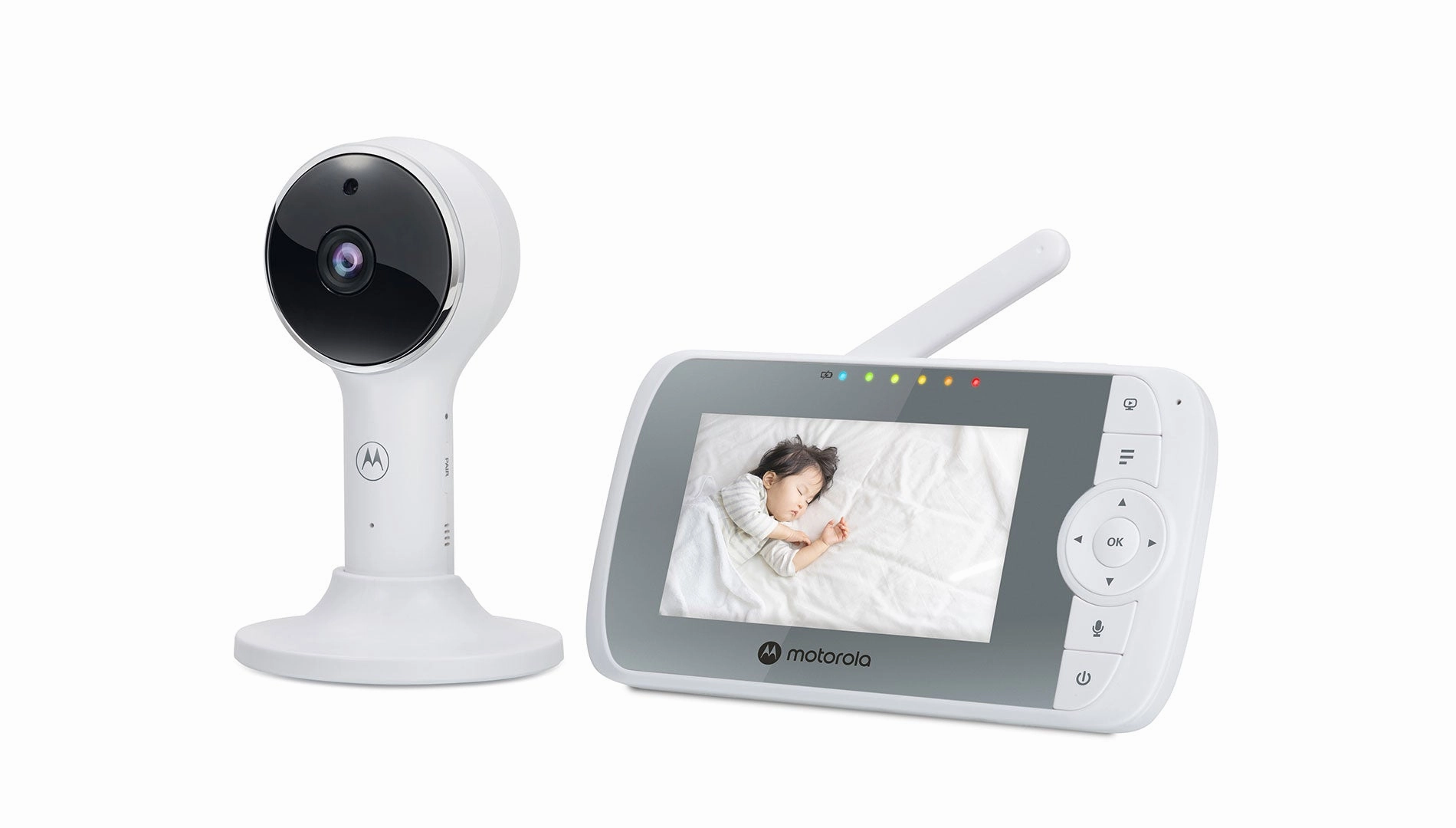 Motorola VM64 Connect 4.3" Connected Manual Pan/Tilt 1080p Video Baby Monitor