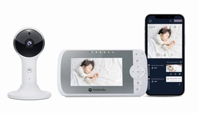 Motorola VM64 Connect 4.3" Connected Manual Pan/Tilt 1080p Video Baby Monitor