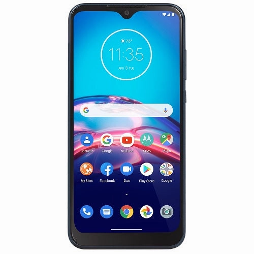 Motorola XT2052DL Moto E 6.2" 32GB Storage 2GB RAM Midnight Blue CDMA/LTE Straight Talk Prepaid Smartphone
