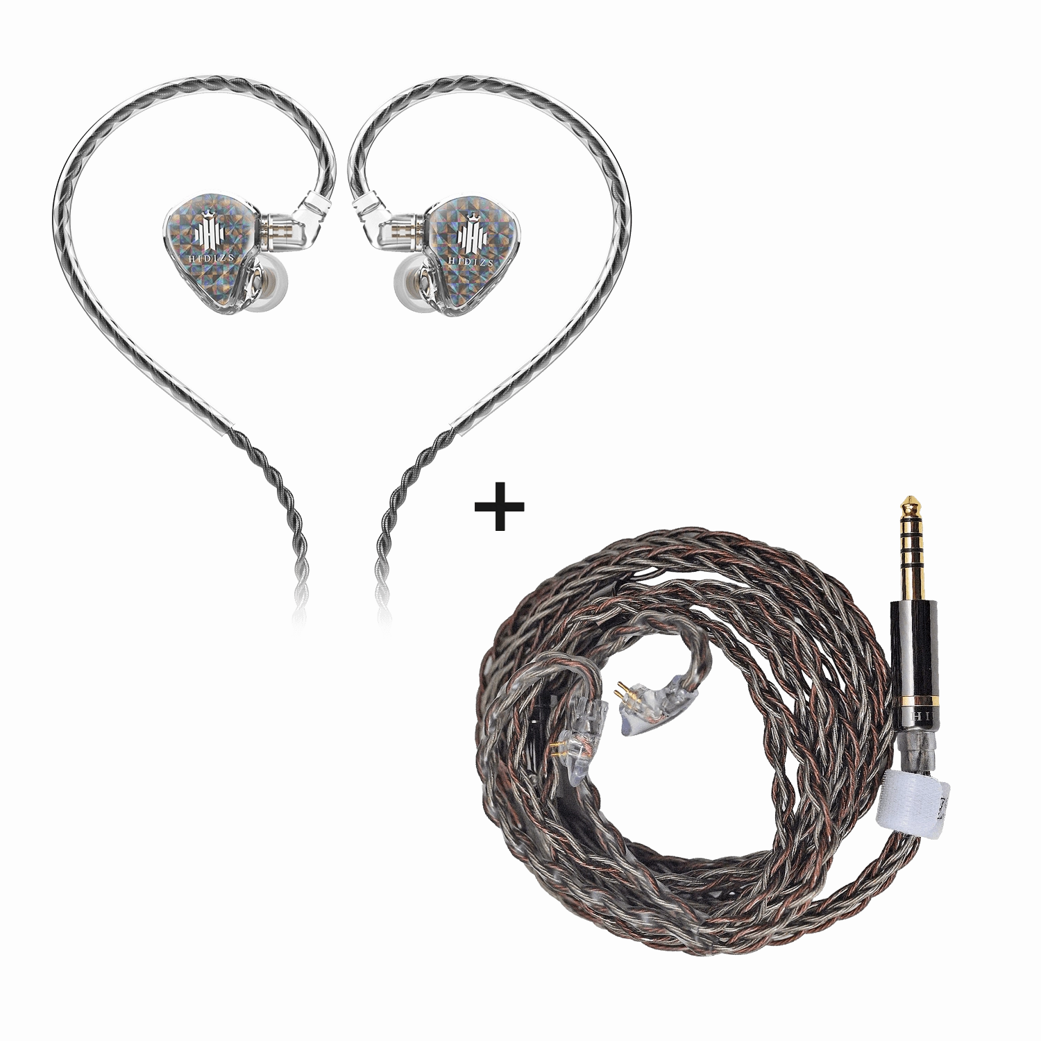 MS1-Galaxy   MS5-4.4-RC Cable Bundle studio headphones, open back headphones