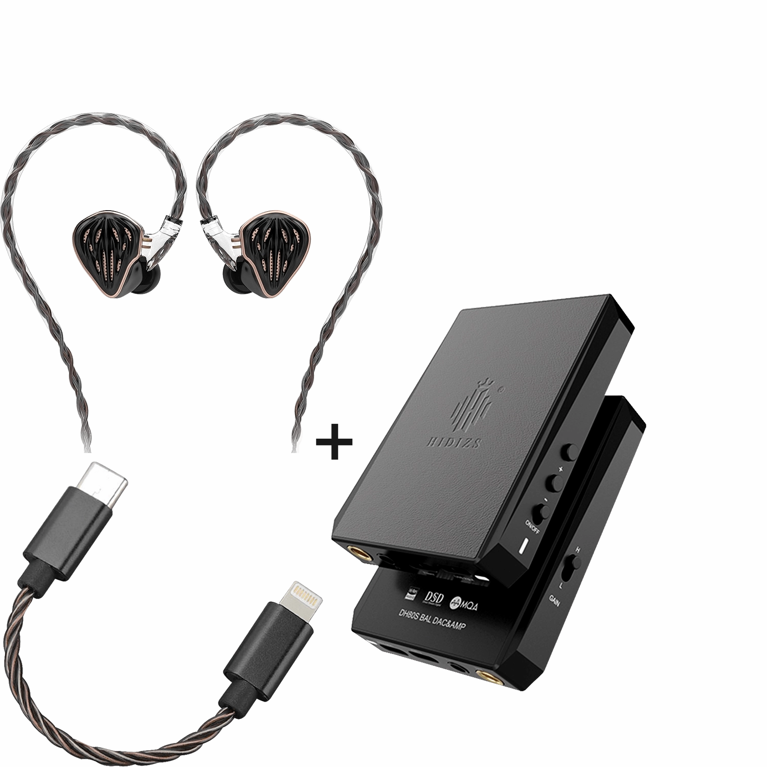 MS5   DH80S   LT02 Bundle studio headphones, open back headphones