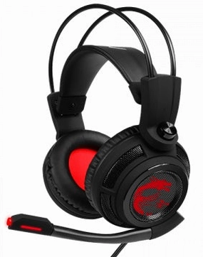 MSI DS502 Gaming Headset with Voice Disguising (On Sale!) noise cancelling headphones, bluetooth earbuds