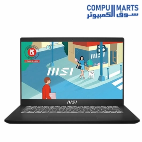 MSI Modern 14 C12MO -INTEL CORE i3-1215U - DDR4 8GB (3200MHz) -Intel UHD Graphics-14" FHD IPS -256GB SSD -1 Year Warranty desktop,motherboard
