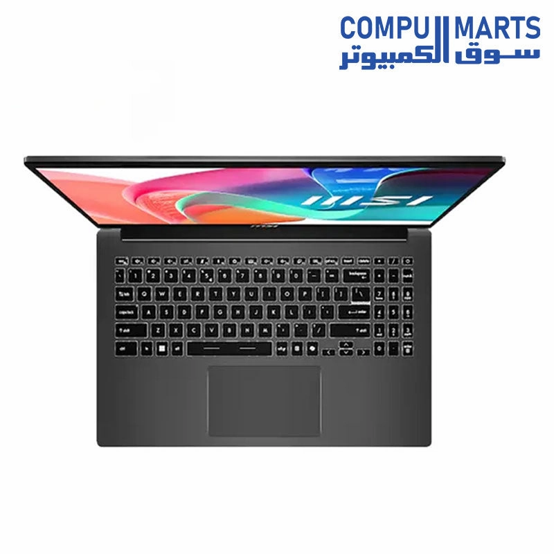 MSI Modern 15 F13MG Laptop - Intel Core i5-1335U - 8GB DDR4 3200MHz - 512GB SSD - Intel Iris Xe Graphics - 15.6 FHD 1920x1080 IPS