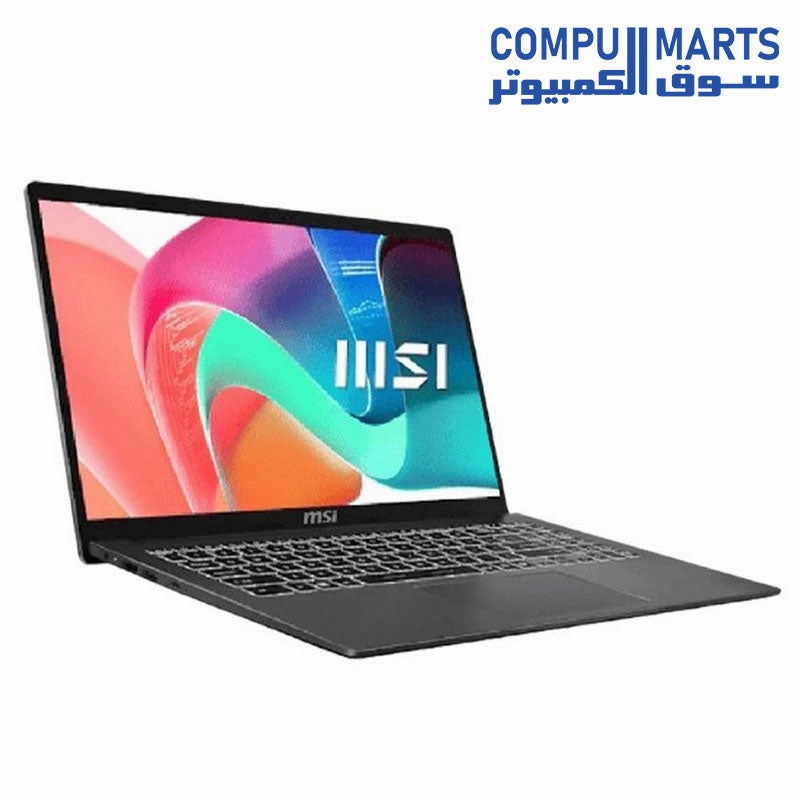 MSI Modern 15 F13MG Raptor Lake i3-1315U  8GB DDR4 512GB SSD GEN 4 (Intel UHD Graphics)PlatinumGray
