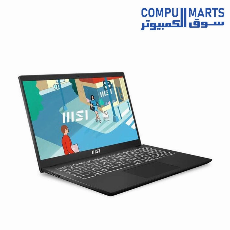 MSI Modern 15H B13M intel CORE i7 -13620H -8GB DDR4 - 512GB NVMe SSD intel Iris Xe Graphics - 15.6 INCH
