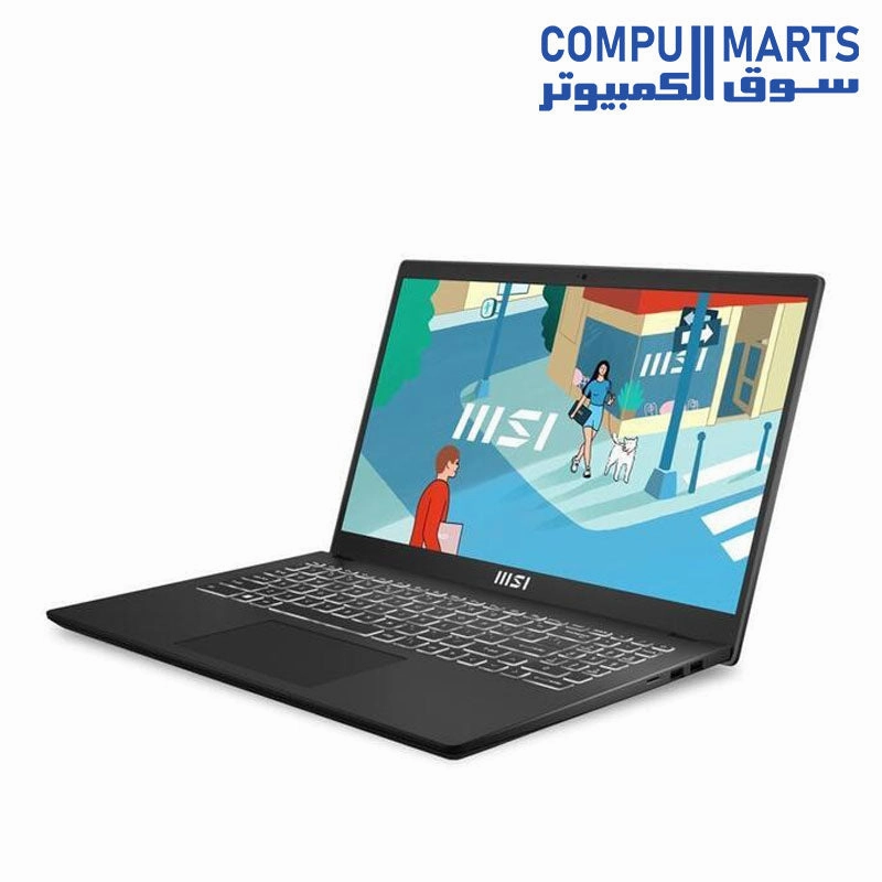MSI Modern 15H B13M intel CORE i7 -13620H -8GB DDR4 - 512GB NVMe SSD intel Iris Xe Graphics - 15.6 INCH