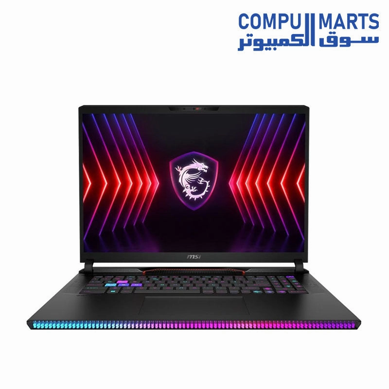 MSI RAIDER GE78 HX 14VIG Gaming (2024) Laptop  14th Gen / Intel Core i9-14900HX / 17 inch QHD  / 2TB SSD / 32GB RAM / 16GB NVIDIA GeForce RTX 4090 / Win 11 Home   Titan Gaming Backpack