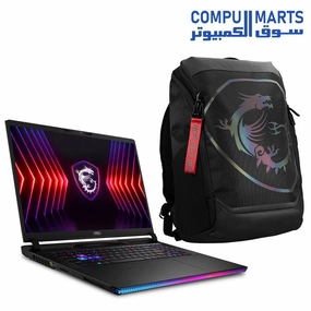MSI RAIDER GE78 HX 14VIG Gaming (2024) Laptop  14th Gen / Intel Core i9-14900HX / 17 inch QHD  / 2TB SSD / 32GB RAM / 16GB NVIDIA GeForce RTX 4090 / Win 11 Home   Titan Gaming Backpack desktop,motherboard