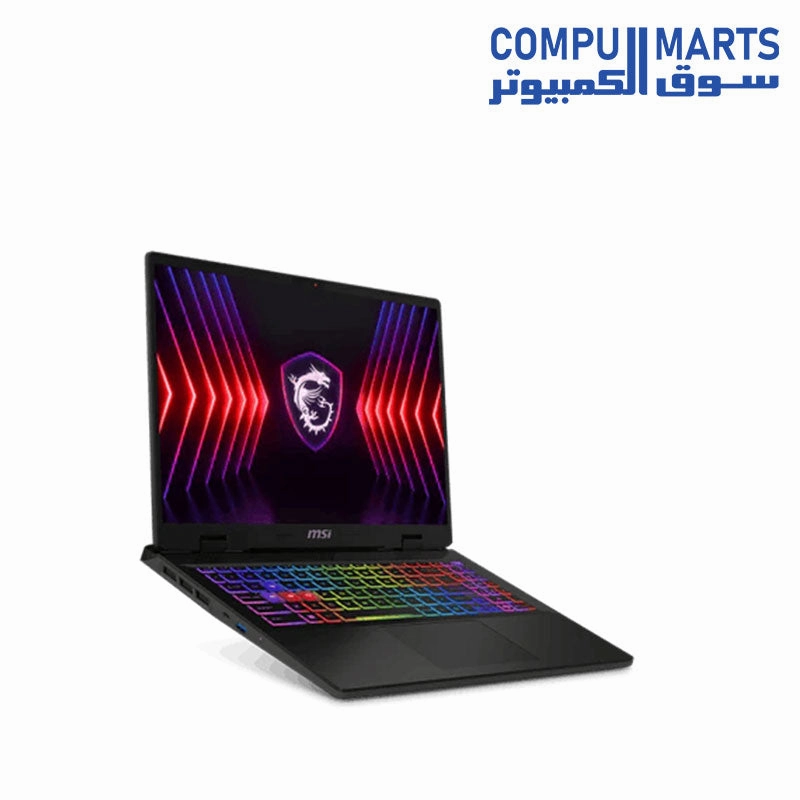 MSI Sword 16 HX B13VFKG-687EG Laptop (Intel Core i7-13700HX - 16GB Ram - M.2 NVMe 512GB - Nvidia RTX 4060 8GB - 16 Inch FHD  IPS 144Hz - Win11) - Cosmos Gray