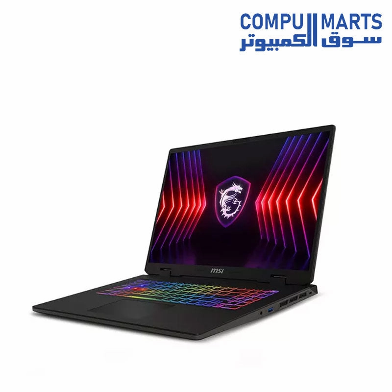 MSI Sword 16 HX B13VFKG-687EG Laptop (Intel Core i7-13700HX - 16GB Ram - M.2 NVMe 512GB - Nvidia RTX 4060 8GB - 16 Inch FHD  IPS 144Hz - Win11) - Cosmos Gray