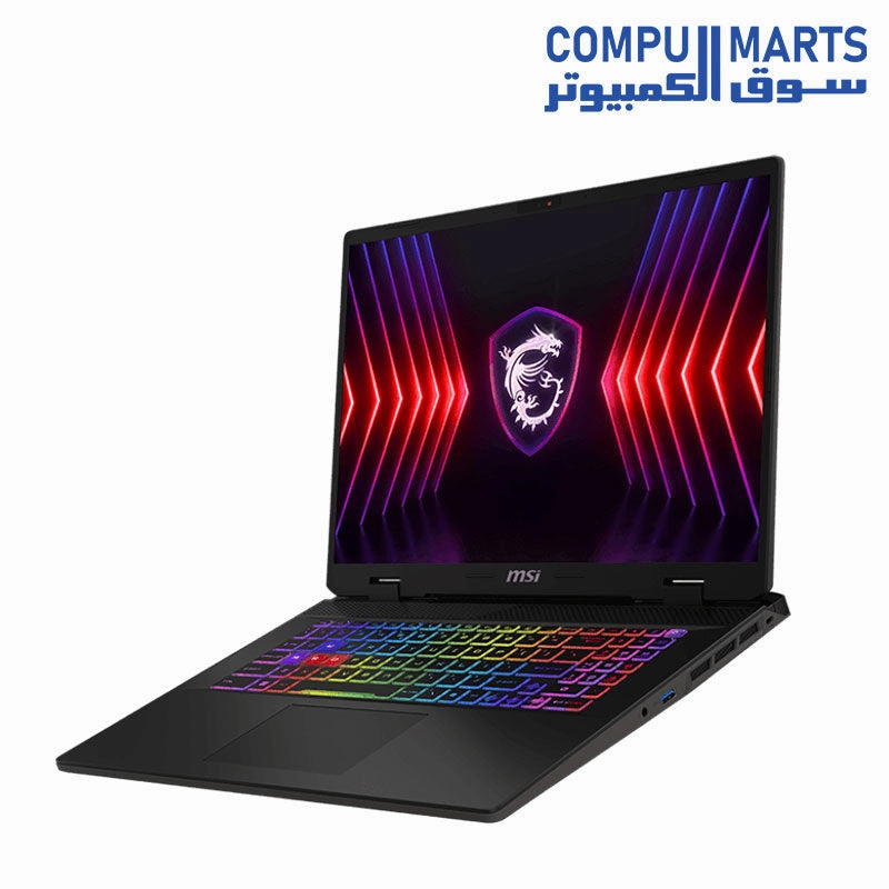 MSI Sword 17 HX B14VGKG Gaming Laptop Intel Core I7-14650HX 16GB Ram  1TB SSD Nvidia GeForce RTX 4070 8GB 17" Inch QHD WIN 11  Cosmos Gray
