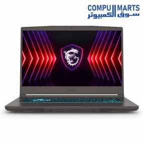 MSI Thin 15 B12UCX i5 12450H Laptop  RAM 8G DDR4 3200Hz SSD 512G RTX 2050 15.6-FHD-IPS-144Hz Blue Backlit-Arabic 1.86 kg-2 Year warranty desktop,motherboard