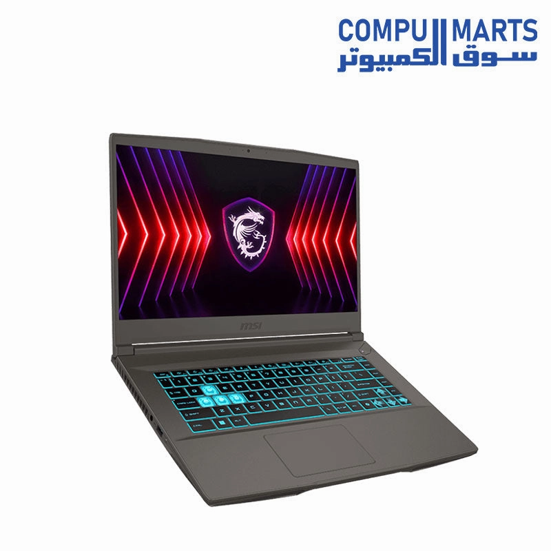Msi Thin 15 B12UDX-2224US Gaming Laptop Intel Core i5-12450H 512GB SSD 8GB Ram Nvidia GeForce RTX 3050 15.6" Inch FHD Win.11 - Cosmos Gray 