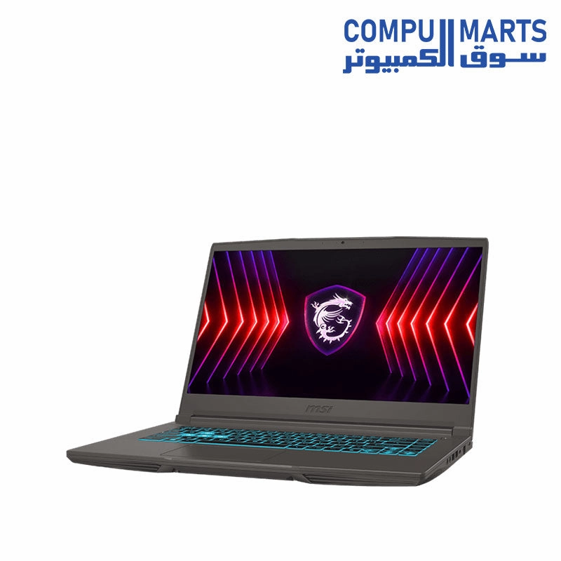 Msi Thin 15 B12UDX-2224US Gaming Laptop Intel Core i5-12450H 512GB SSD 8GB Ram Nvidia GeForce RTX 3050 15.6" Inch FHD Win.11 - Cosmos Gray 