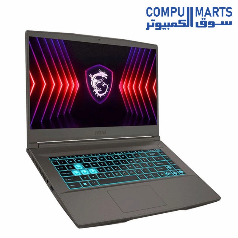 MSI Thin 15 B13VE Laptop - Intel Core i7-13620H - 16GB - 512GB SSD - NVIDIA GeForce RTX 4050 6GB - 15.6" FHD 144HZ - Gray