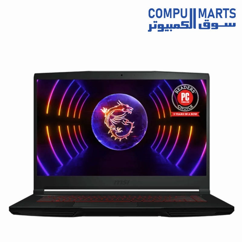 MSI Thin GF63 12UC-835XAE, Intel Core i7-12650H, RAM 16GB, 512GB SSD NVMe, RTX 3050 4GB, 15.6 FHD IPS 144Hz, Black   M88 MOUSE desktop,motherboard
