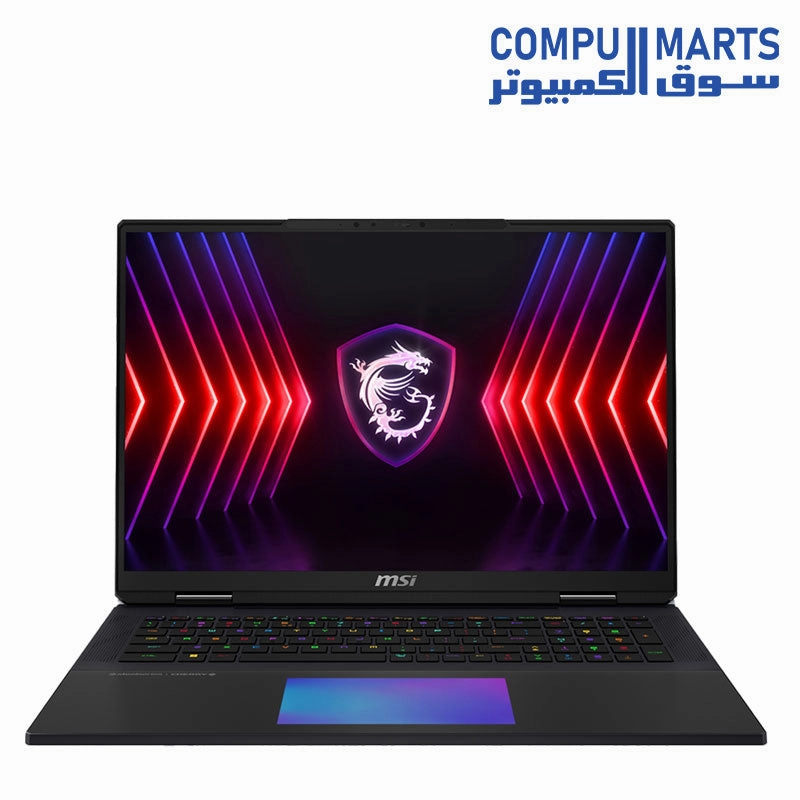 MSI TITAN 18HX A14VI-093KH - I9 14900HX - (64GB) DDR5 32GB*2 - SSD 2TB PCIE - RTX 4090 16GB GDDR6 - 18"UHD - IPS -120HZ - Windows 11