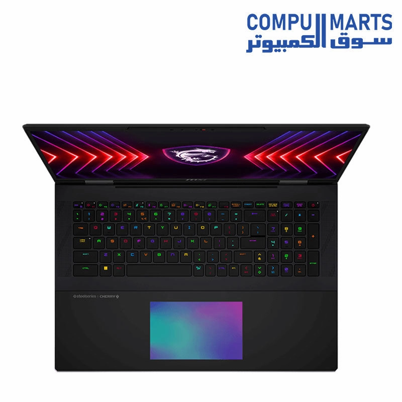 MSI TITAN 18HX A14VI-093KH - I9 14900HX - (64GB) DDR5 32GB*2 - SSD 2TB PCIE - RTX 4090 16GB GDDR6 - 18"UHD - IPS -120HZ - Windows 11