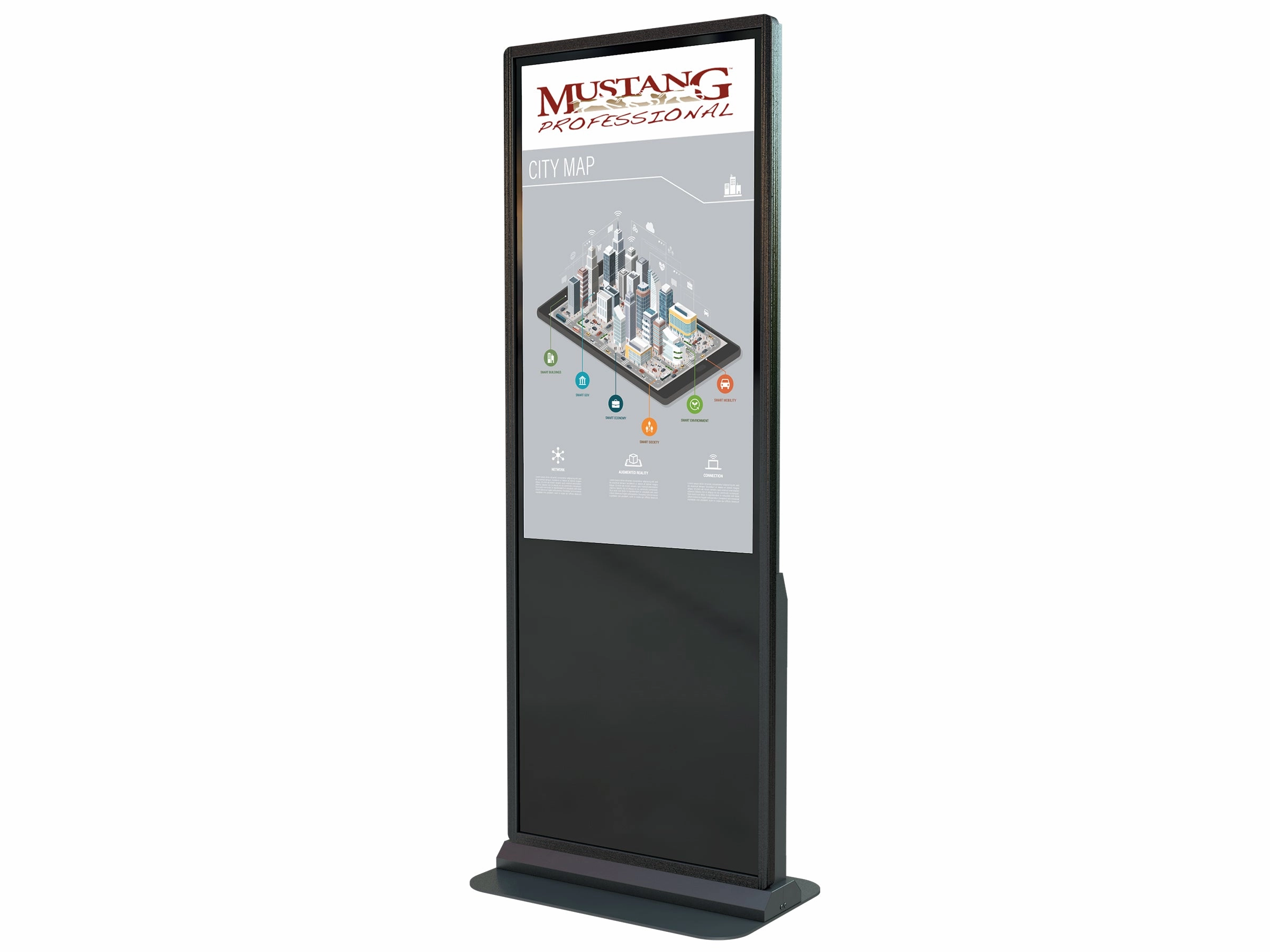 Mustang Professional Kiosk  All-In-One 49" Display and Touch